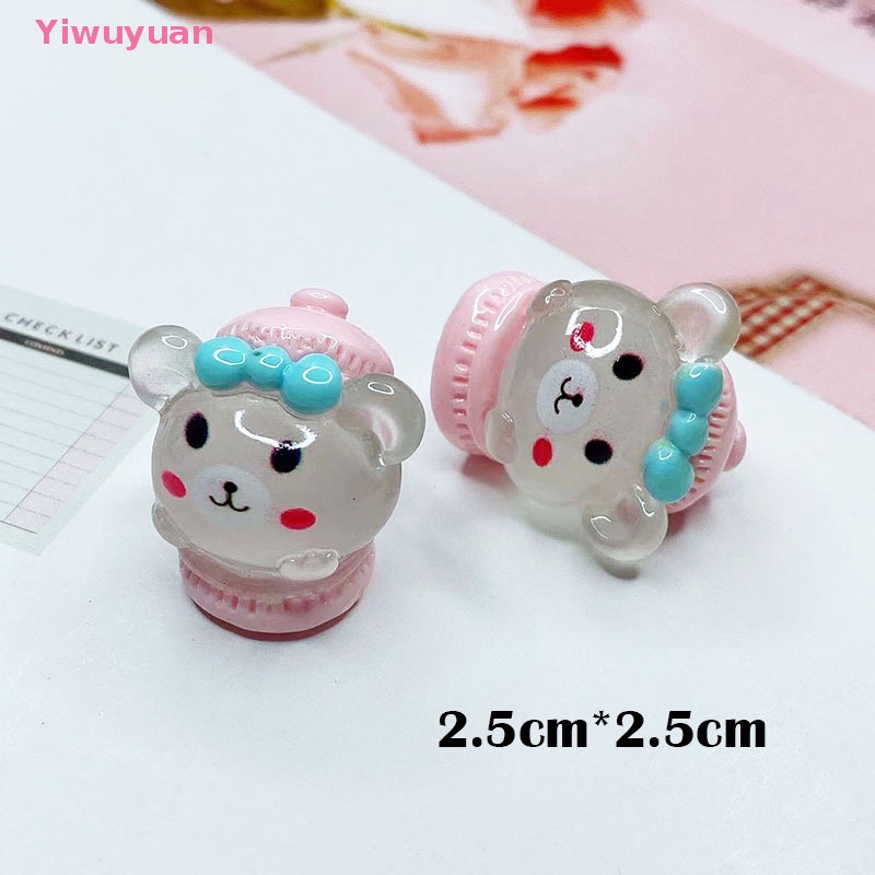 1 Thỏ / Gấu Dạ Quang Trang Trí Phong Cảnh DIY Mới