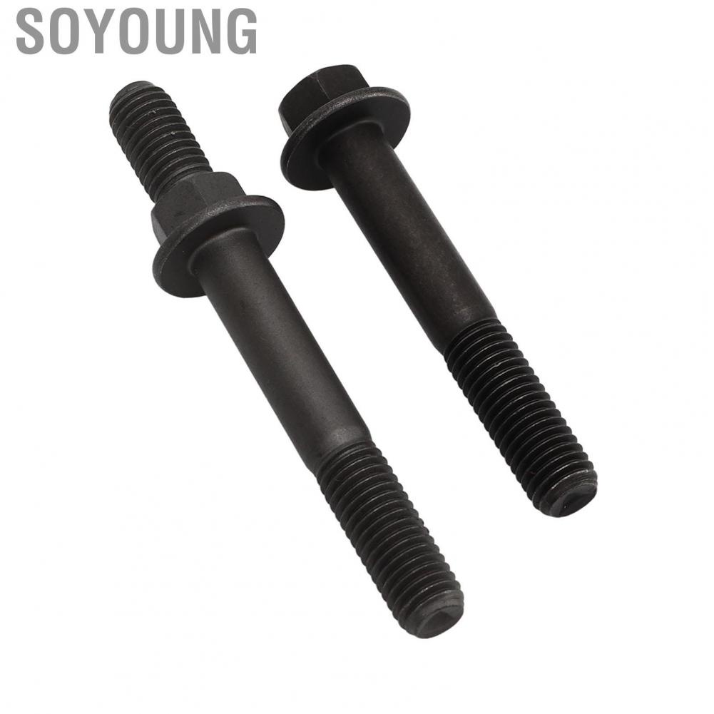 Soyoung Exhaust Manifold Bolts  Easy To Install Noise Reduction Firm 3901448  for Car
