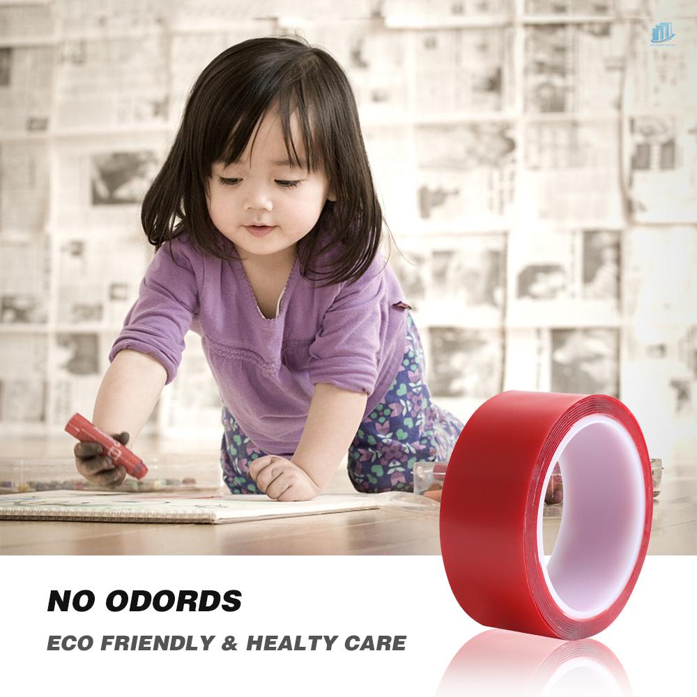 Băng Keo Acrylic Hai Mặt Chống Thấm Nước Không Để Lại Dấu Vết Dùng Để Cố Định Thảm Lót Sàn Trong Nhà / Văn Phòng DIY