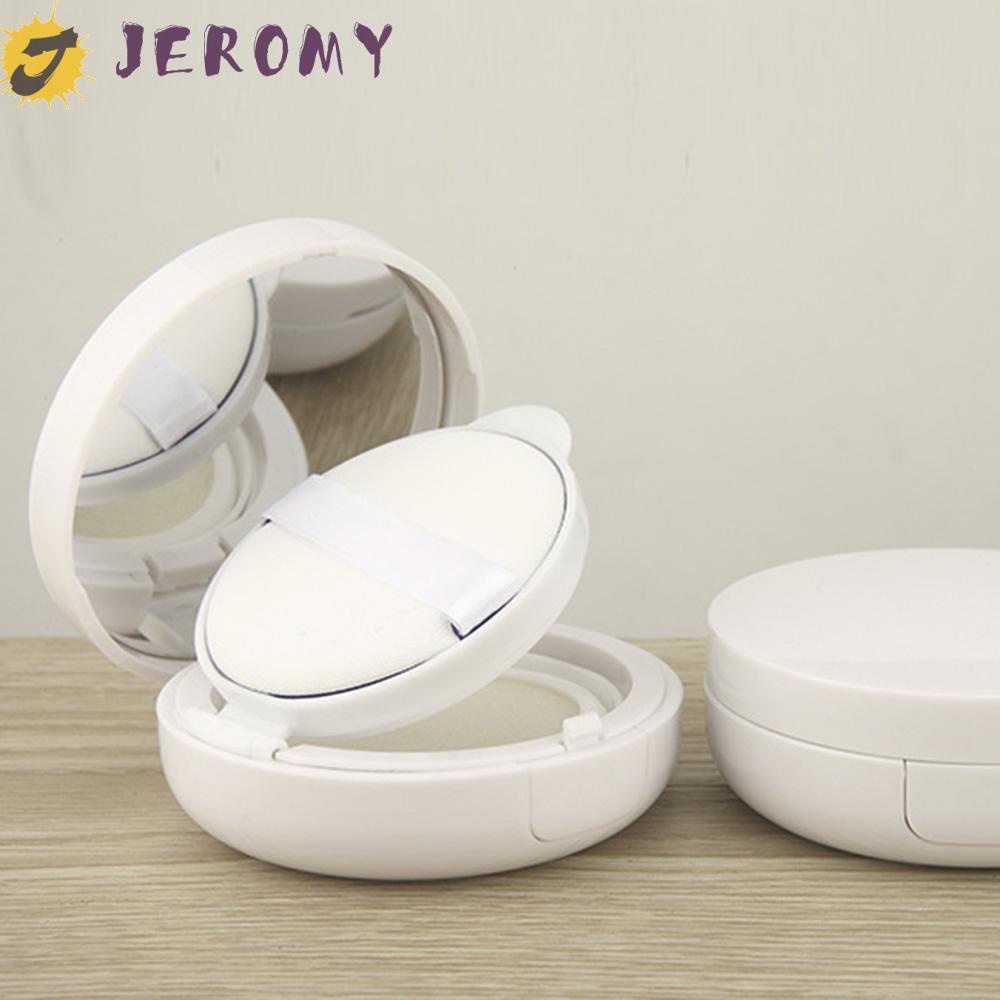 Hộp Đựng Mút Trang Điểm Air Cushion Rỗng Kèm Gương DIY Ốp