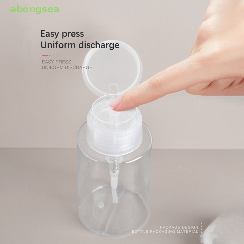 Chai Nhựa Rỗng Đựng Dung Dịch Tẩy Sơn Móng Tay 100ml 200ml Du Lịch Tiện Lợi