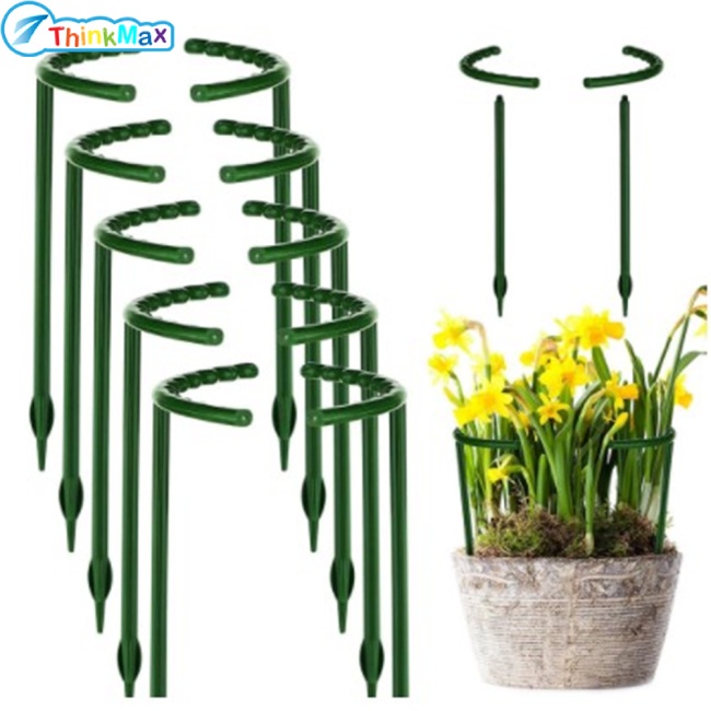 Thinkmax Set 6 Vòng Kim Loại Hình Bán Nguyệt 14.5 X 15.0Cm Hỗ Trợ Trồng Cây Trong Nhà