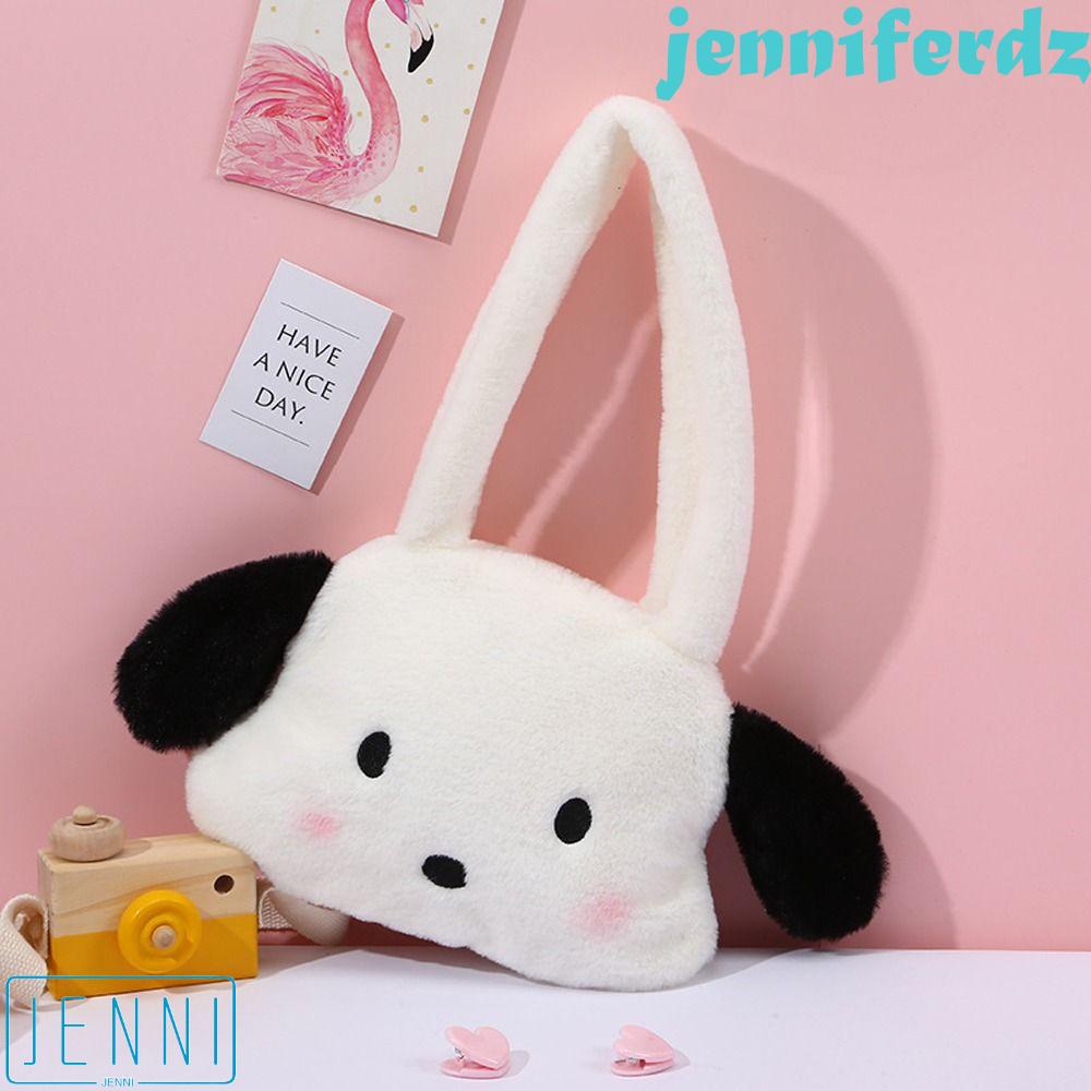 Jeniferdz Pochacco Túi Xách Đeo Vai Đựng Tiền Xu Son Môi Cỡ Lớn Bằng Vải Bông Dễ Thương Cho Nữ