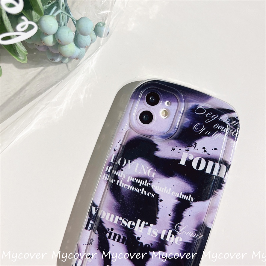 Ốp Điện Thoại Silicon Mềm Họa Tiết Chữ Đơn Giản Cho iPhone 14 13 12 11 Pro Max X Xr Xs 8 7 6 Plus SE 2020