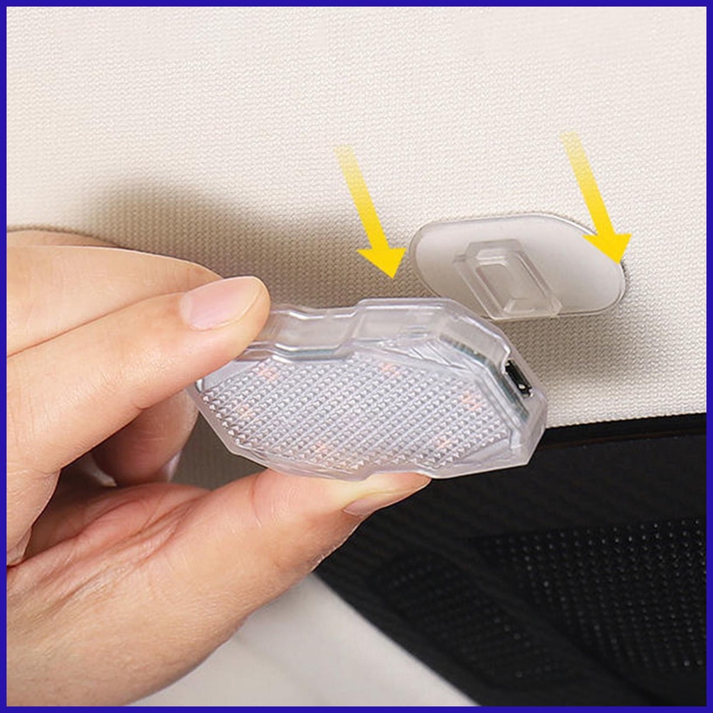 Đèn Led RGB 7 Màu Không Dây Mini Cảm Ứng Ánh Sáng Cho Nội Thất Xe Hơi