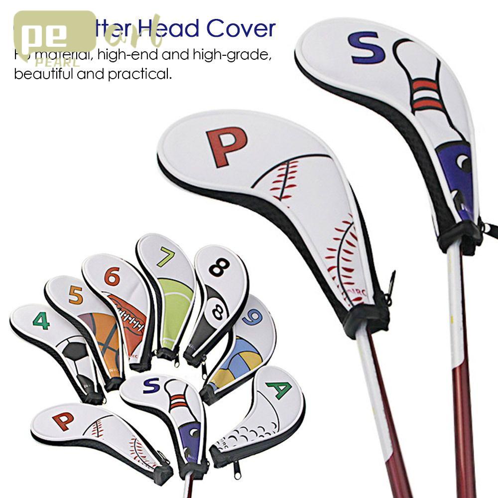 .Set 9 Vỏ Bọc Gậy Đánh Golf Bằng PU Chất Lượng Cao