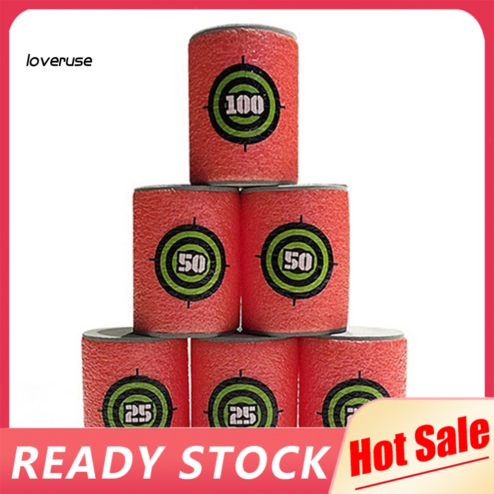 Bộ 6 Mục Tiêu EVA Mềm Mại Dành Cho Bé Chơi Trò N-strike Elite Blasters