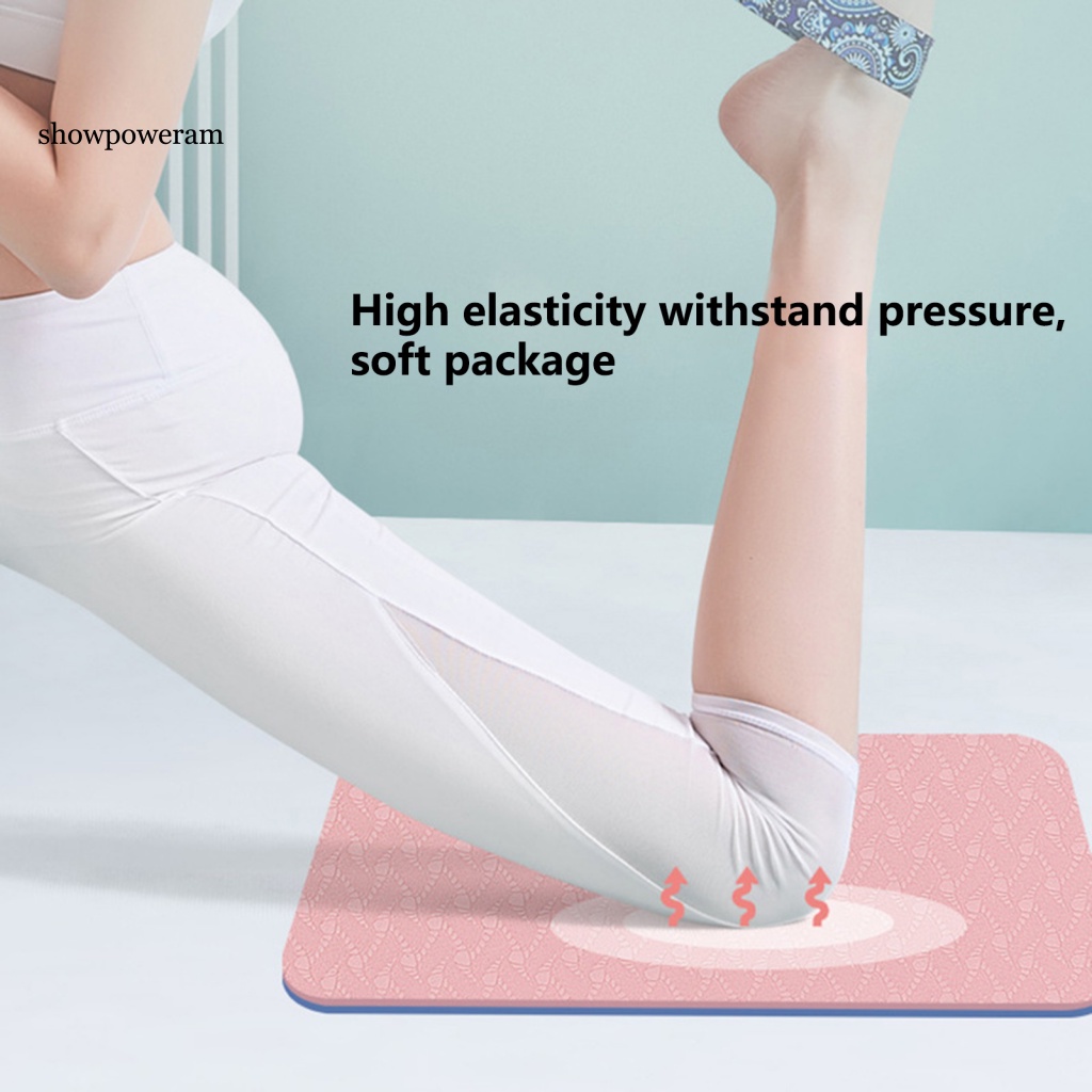 Set 2 Thảm Tập Yoga Bằng TPE Mềm Mại Bảo Vệ Khuỷu Tay Tại Nhà