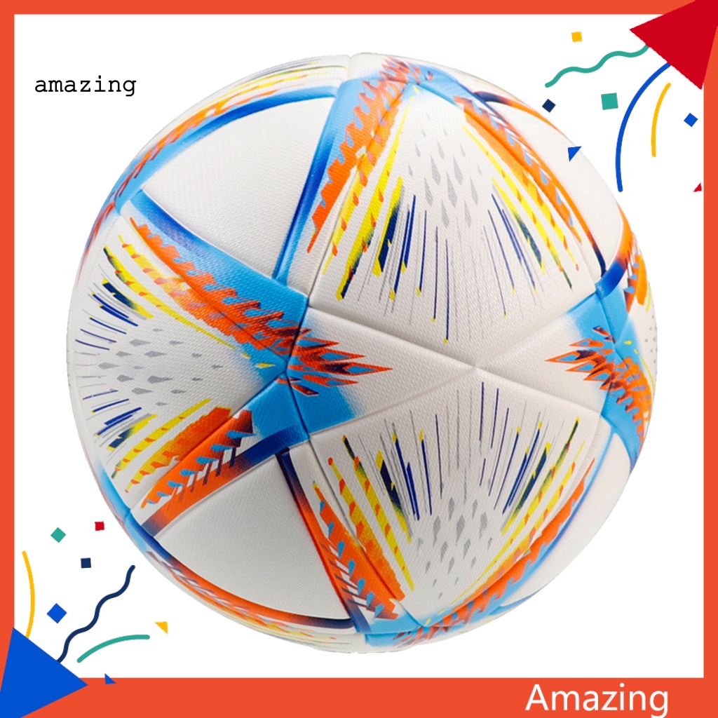 Quả Bóng Đá Thể Thao Mềm Mại Chống Thấm Nước In Họa Tiết Size 5