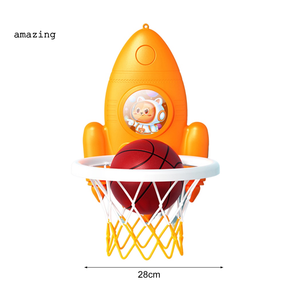 1 Bộ Đồ Chơi Bóng Rổ Chống Mài Mòn Dễ Lắp Đặt Dùng Làm Quà Tặng Sinh Nhật Cho Bé