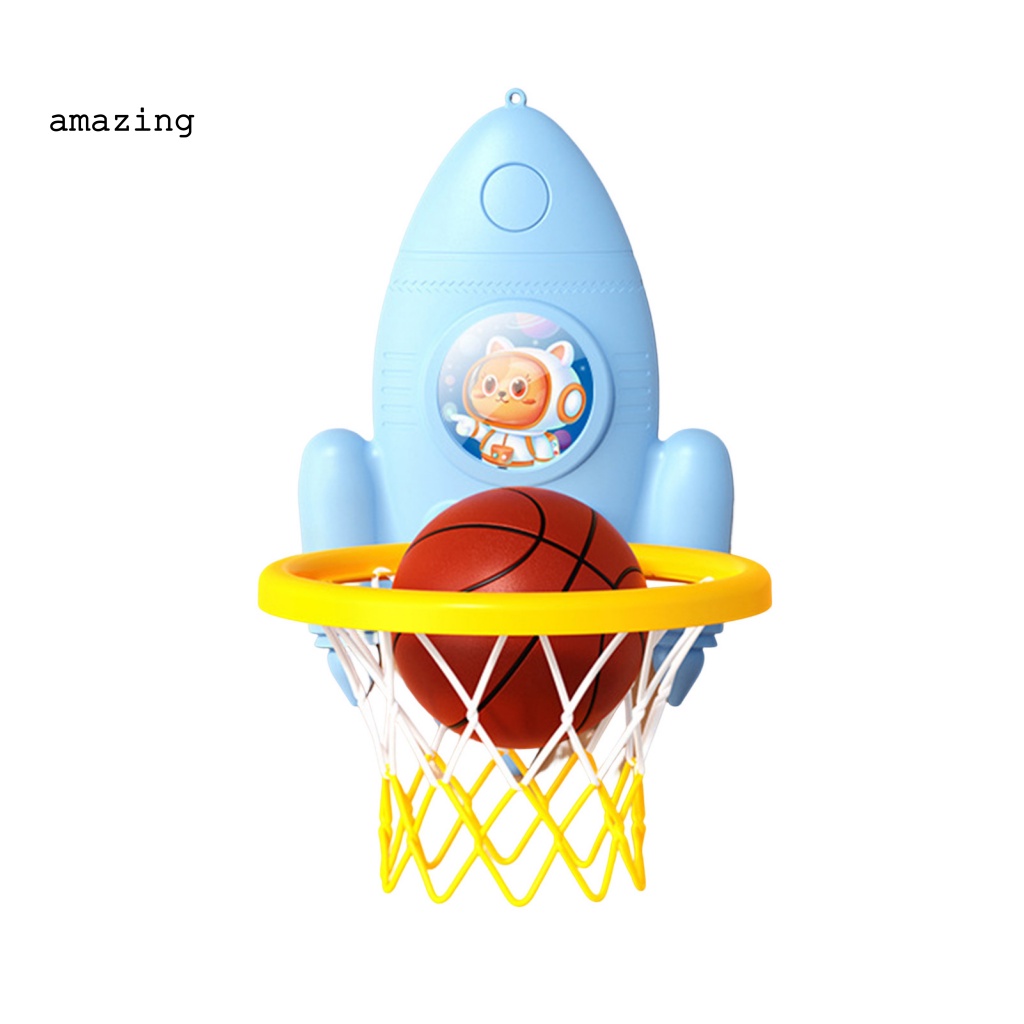 1 Bộ Đồ Chơi Bóng Rổ Chống Mài Mòn Dễ Lắp Đặt Dùng Làm Quà Tặng Sinh Nhật Cho Bé