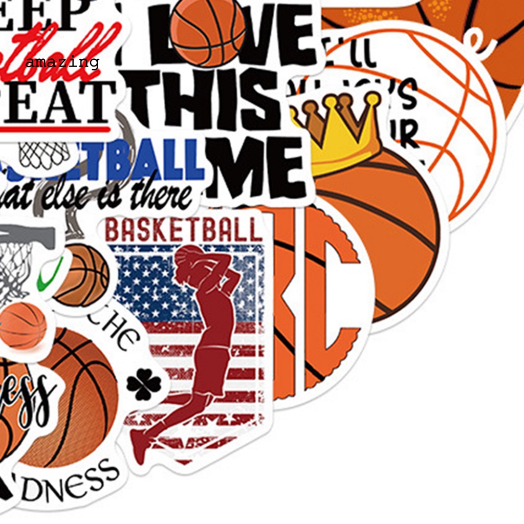 Set 50 Miếng Dán Graffiti Trang Trí Sổ Tay / Ván Trượt / Hành Lý Không Để Lại Dấu Vết