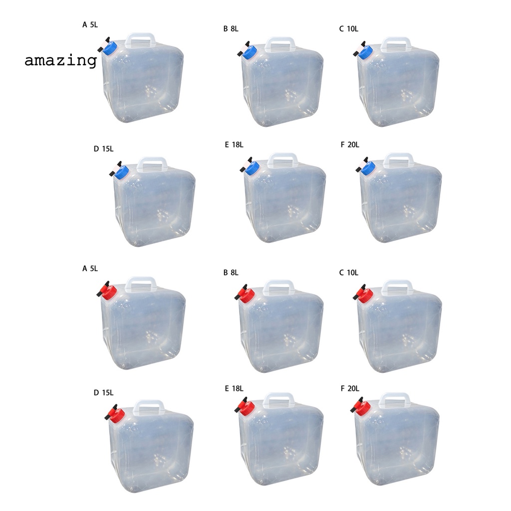 Túi Đựng Nước Dung Tích Lớn Tiết Kiệm Không Gian Chống Rò Rỉ Có Thể Gấp Gọn Dùng Khi Đi Cắm Trại