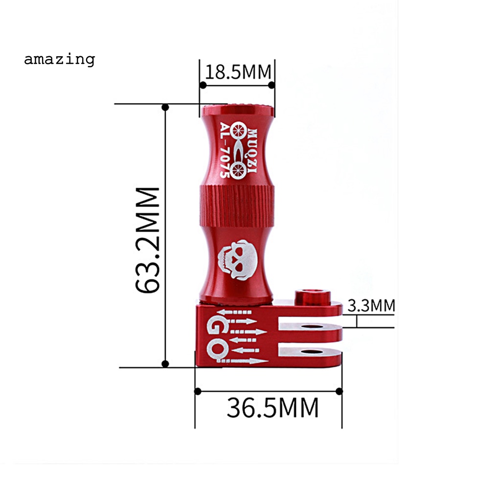 1 Bộ Giá Đỡ Camera Di Động Bằng Hợp Kim Nhôm Cho Xe Đạp