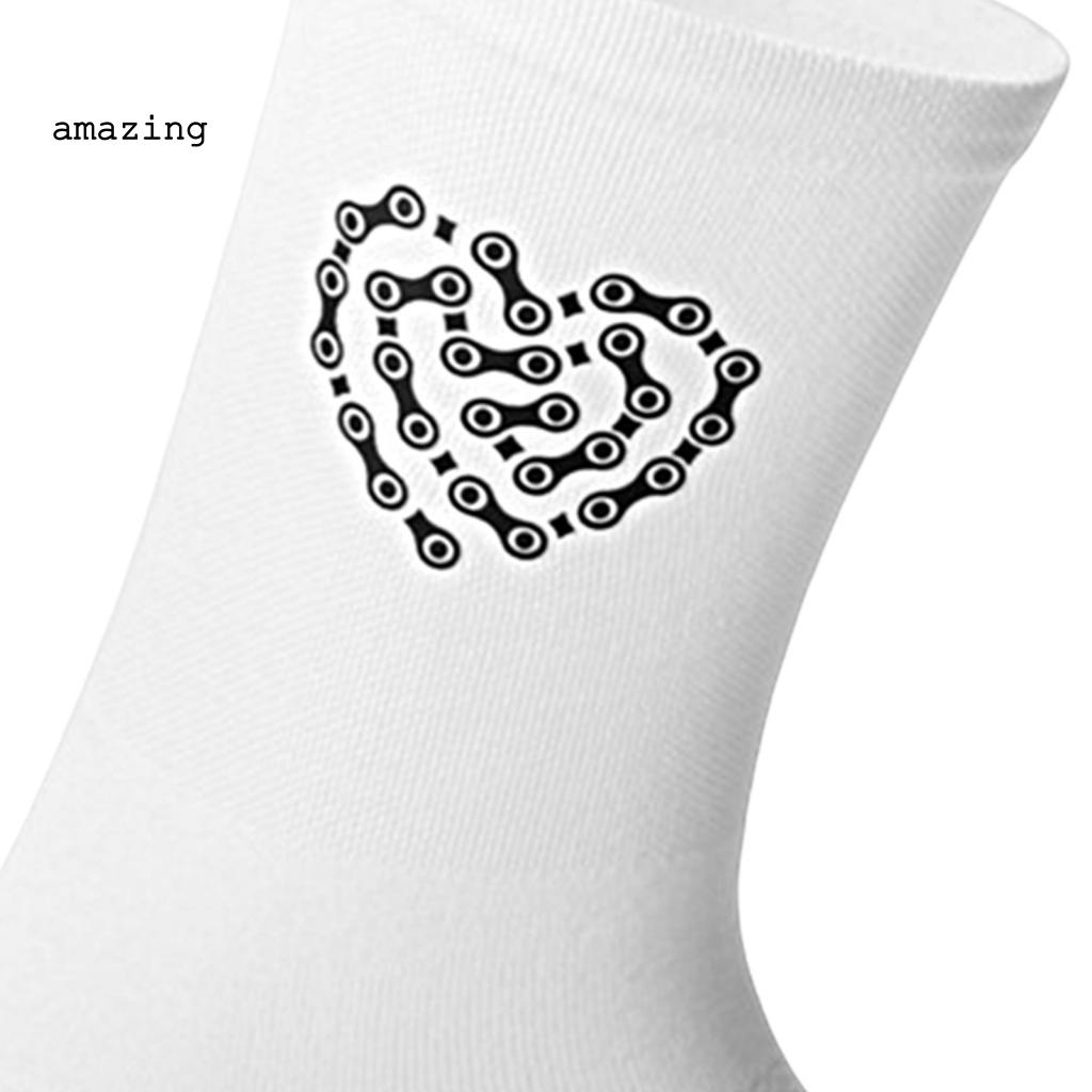 1 Đôi Vớ Chạy Bộ Mềm Mại Vừa Vặn In Họa Tiết