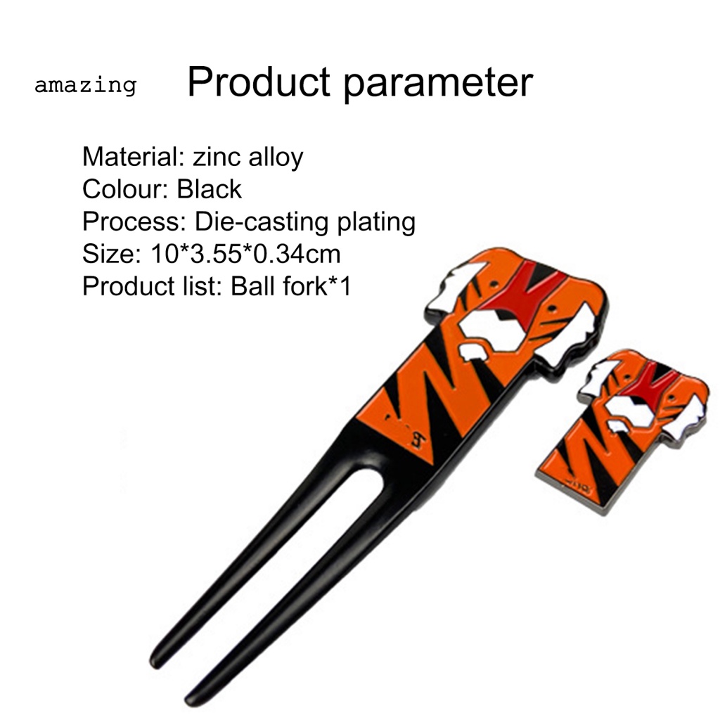 Dụng Cụ Đánh Dấu Bóng Golf Họa Tiết Hổ Hoạt Hình Trọng Lượng Nhẹ