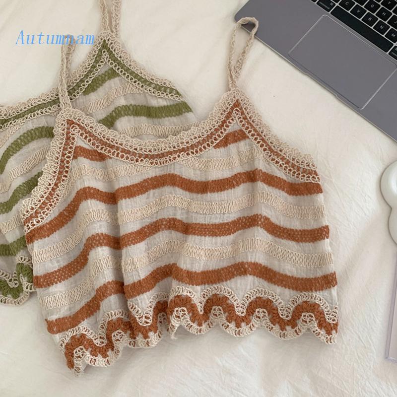 Áo Croptop Chất Liệu Cotton Lanh Thêu Họa Tiết Trái Tim Thời Trang Đi Biển Cho Nữ