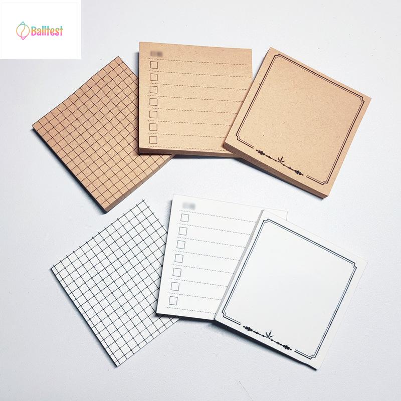 💜Giấy ghi chú hình vuông, giấy note 80 trang kiểu dáng đơn giản tiện dụng