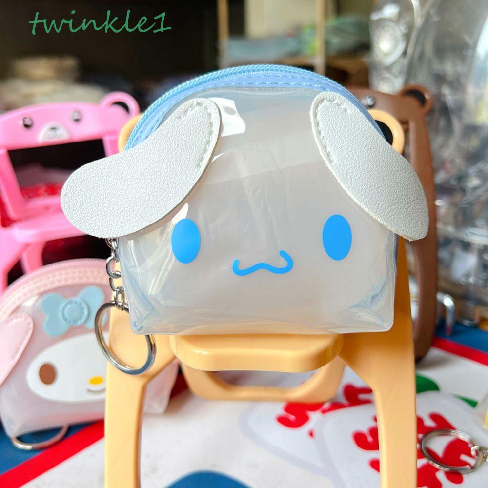 Ốp Điện Thoại Trong Suốt Họa Tiết Mèo Kitty Lấp Lánh Sáng Tạo Cho Nữ