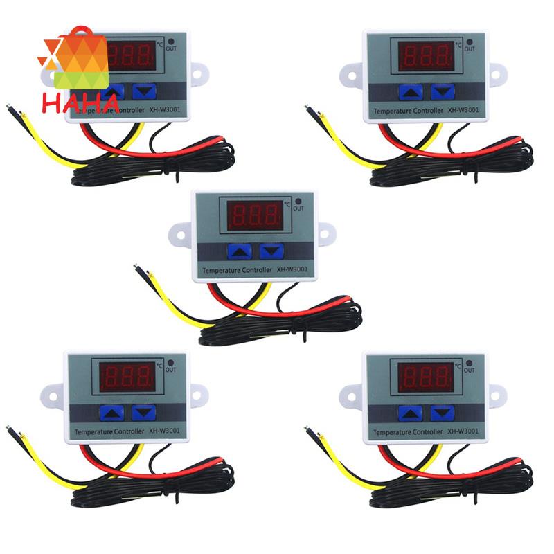 Bộ 5 Linh Kiện Điều Khiển Nhiệt Độ Đèn Led Kỹ Thuật Số 110-220V Xh-W3001