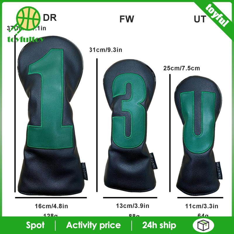 Set 4 Vỏ Bọc Đầu Gậy Đánh Golf Cho Nam Nữ