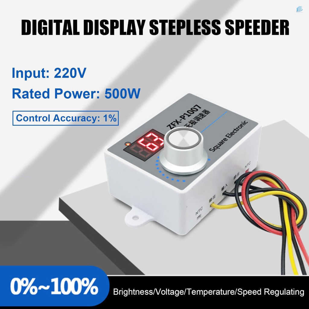 Công Tắc Điều Khiển Tốc Độ Động Cơ Bước Zf-P1007 Không Thấm Nước