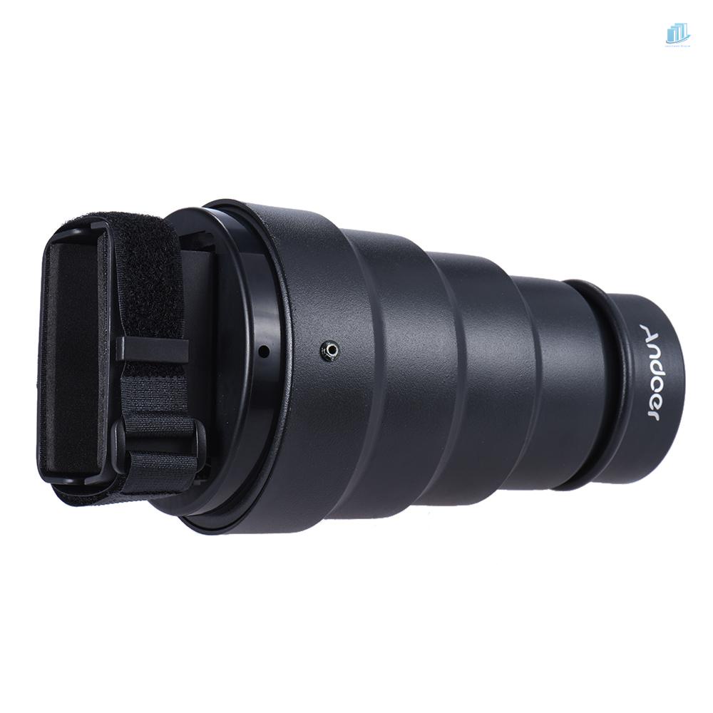 ANDOER Máy Tạo Độ Ẩm Đèn Hình Tổ Ong 50 Độ Thay Thế Cho Neewer Yongnuo Godox Meike Vivitar