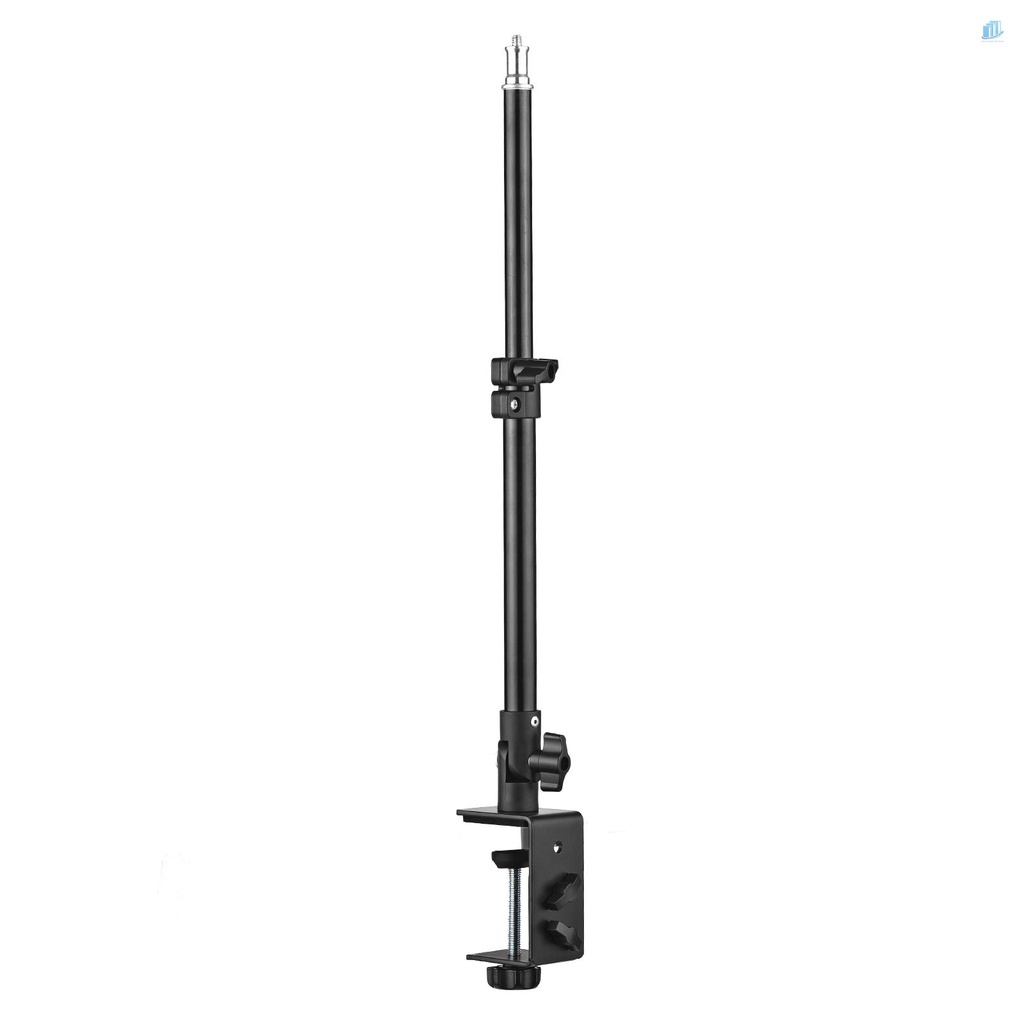 Kẹp Chữ C Thông Dụng Bằng Hợp Kim Nhôm + Gậy Ba Chân Điều Chỉnh Được Kèm Ốc Vít 1 / 4 Inch Có Thể Điều Chỉnh Góc Chiều Dài 28-46