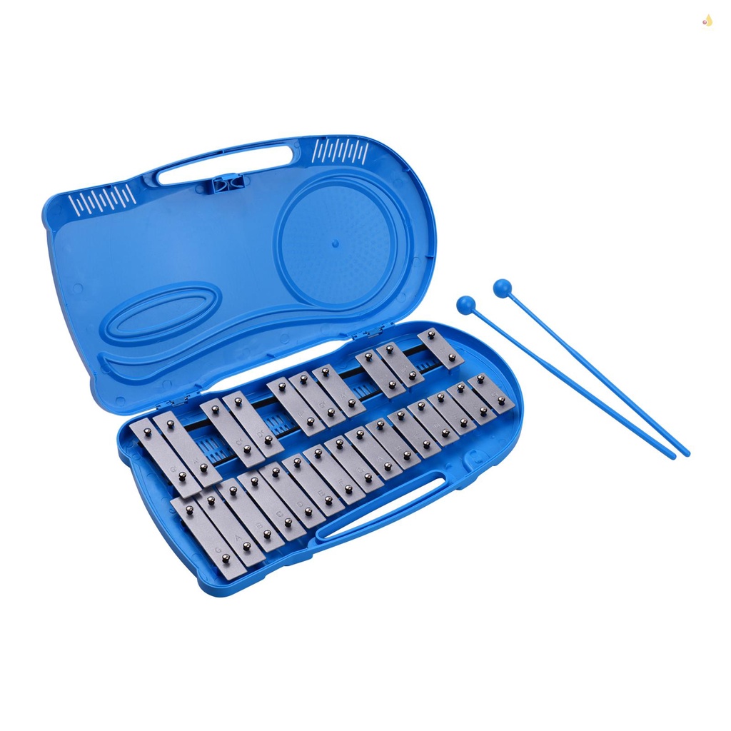 Đàn Glockenspiel Xylophone 25 Nốt Chuyên Nghiệp Kèm 2 Trụ Nhựa Dành Cho Bé