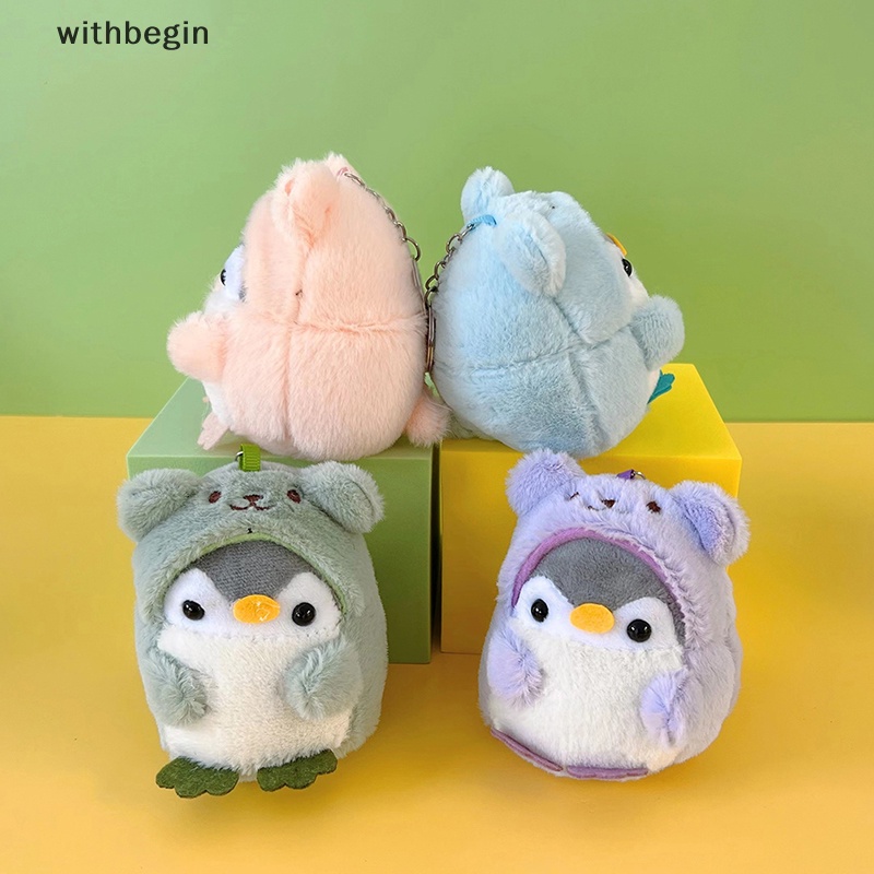 1 Móc Khóa Hình Chim Cánh Cụt Nhồi Bông Dễ Thương