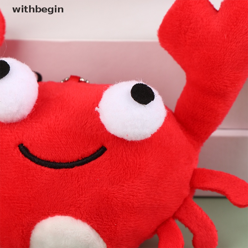 Đồ Chơi Nhồi Bông Hình Cua Đỏ Bằng Cotton PP Trang Trí Túi Xách