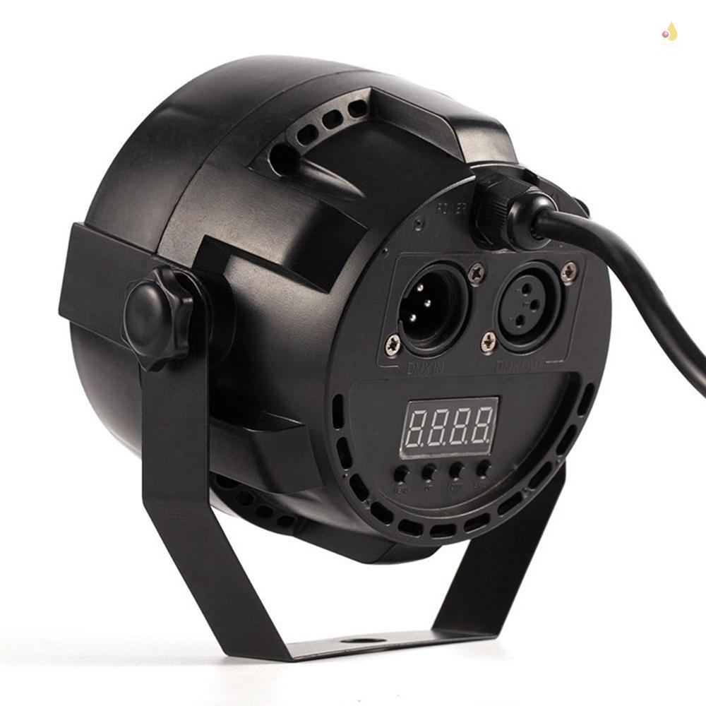 Bộ 12 Đèn LED RGBW 12W 12W Kích Hoạt Âm Thanh DMX512 Disco Trang Trí Sân Khấu Tiệc Cưới