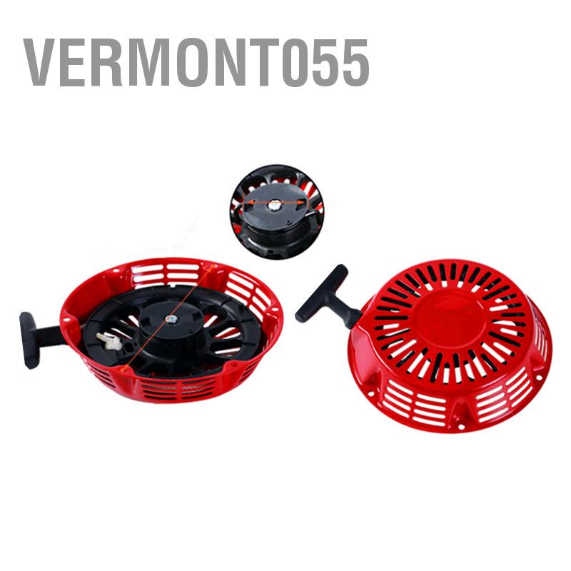 Vermont055 GX390 Red Pull Recoil Starter Lắp ráp Bộ khởi động giật nhẹ bằng nhựa cho ô tô