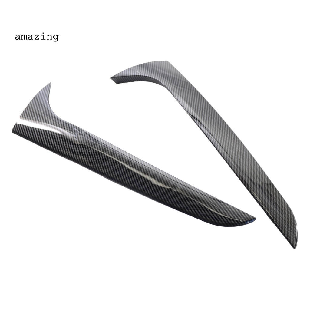 1 Cặp Vỏ Bọc Viền Cửa Sổ Xe Hơi Bằng ABS Họa Tiết Sợi Carbon Dễ Lắp Đặt Cho Audi A4 B8 Allroad Avant 2009-2016