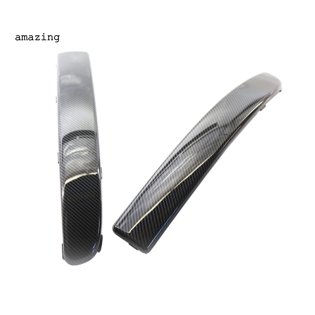 Bộ 2 Miếng Dán Họa Tiết Sợi Carbon Chống Thấm Nước Chịu Nhiệt Tốt Tiện Dụng 735455057 735455056 Ốp Lưng Cho Fiat-500 2007-2015