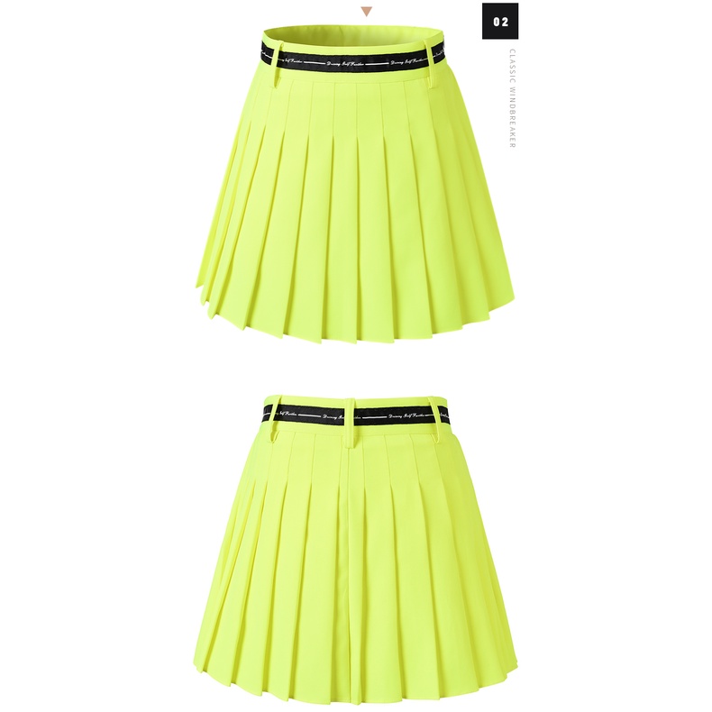 Chân Váy Mini Mềm Mại Xếp Ly Nhanh Khô Thoáng Khí Chống Lộ Hàng Cho Nữ Chơi Golf