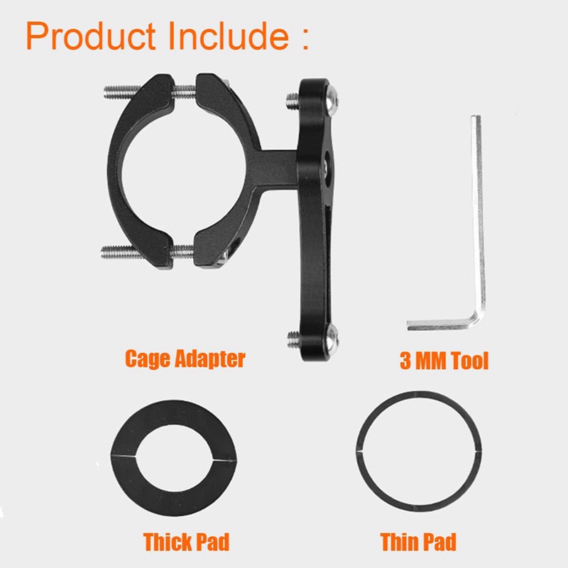 Giá Đỡ Bình Nước Bằng Hợp Kim Nhôm Gắn Yên Xe Đạp Leo Núi