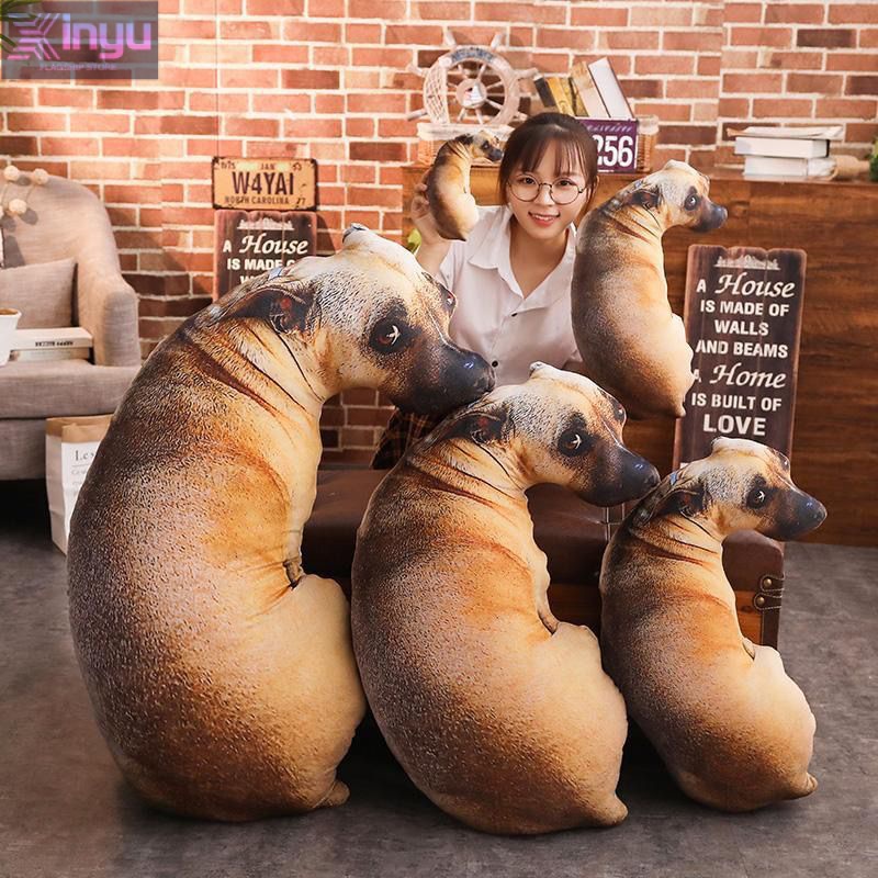 Gối Ôm Hình Chú Chó Nhồi Bông Ngộ Nghĩnh Đáng Yêu