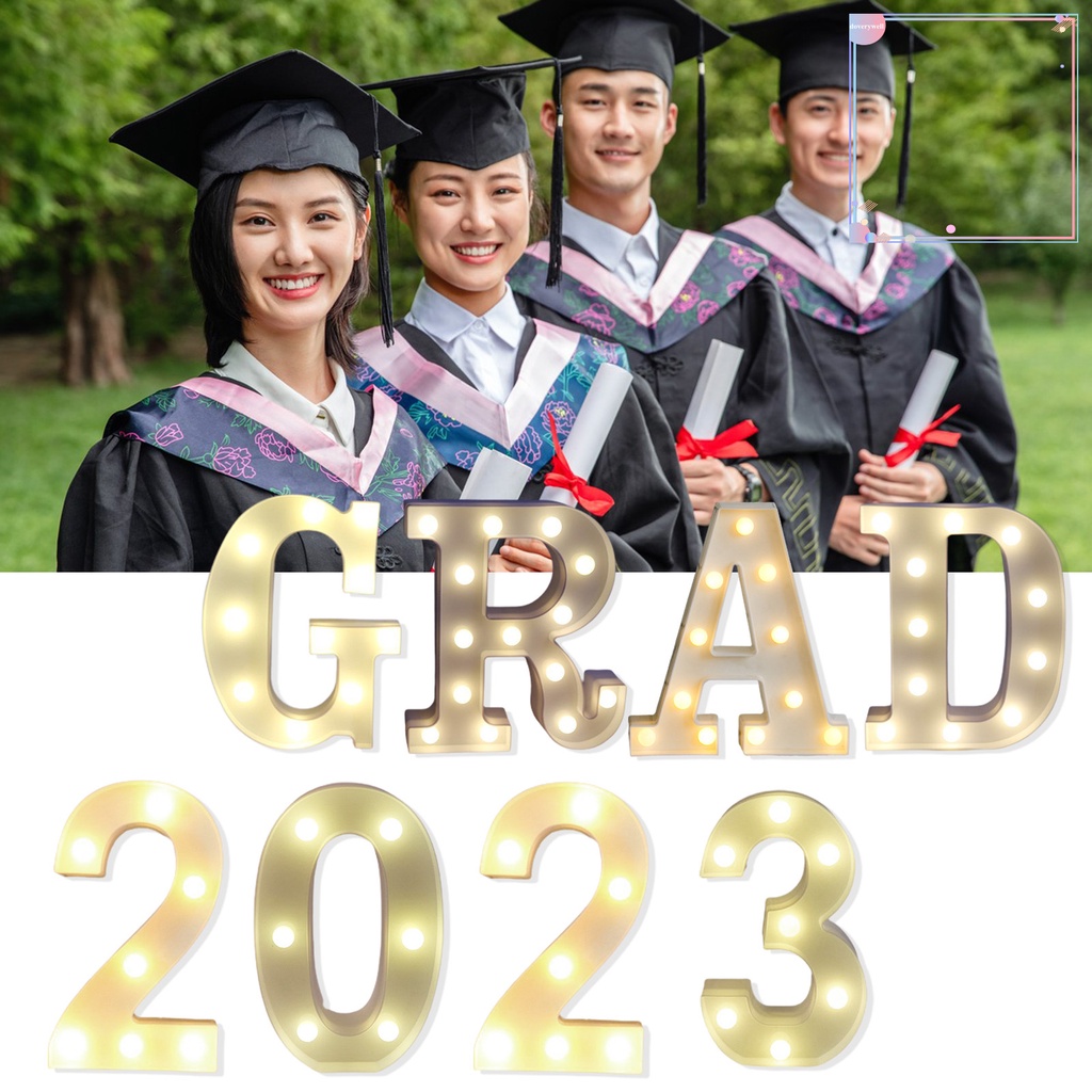 Đèn LED Nhựa Phát Sáng Trang Trí Lễ Tốt Nghiệp Năm 2023