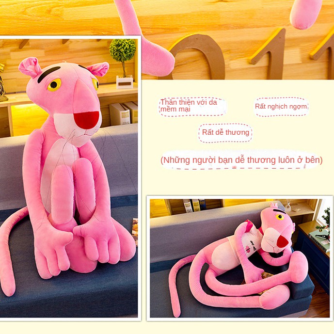 Báo Hồng Nhồi Bông Dễ Thương Dùng Làm Gối Ôm