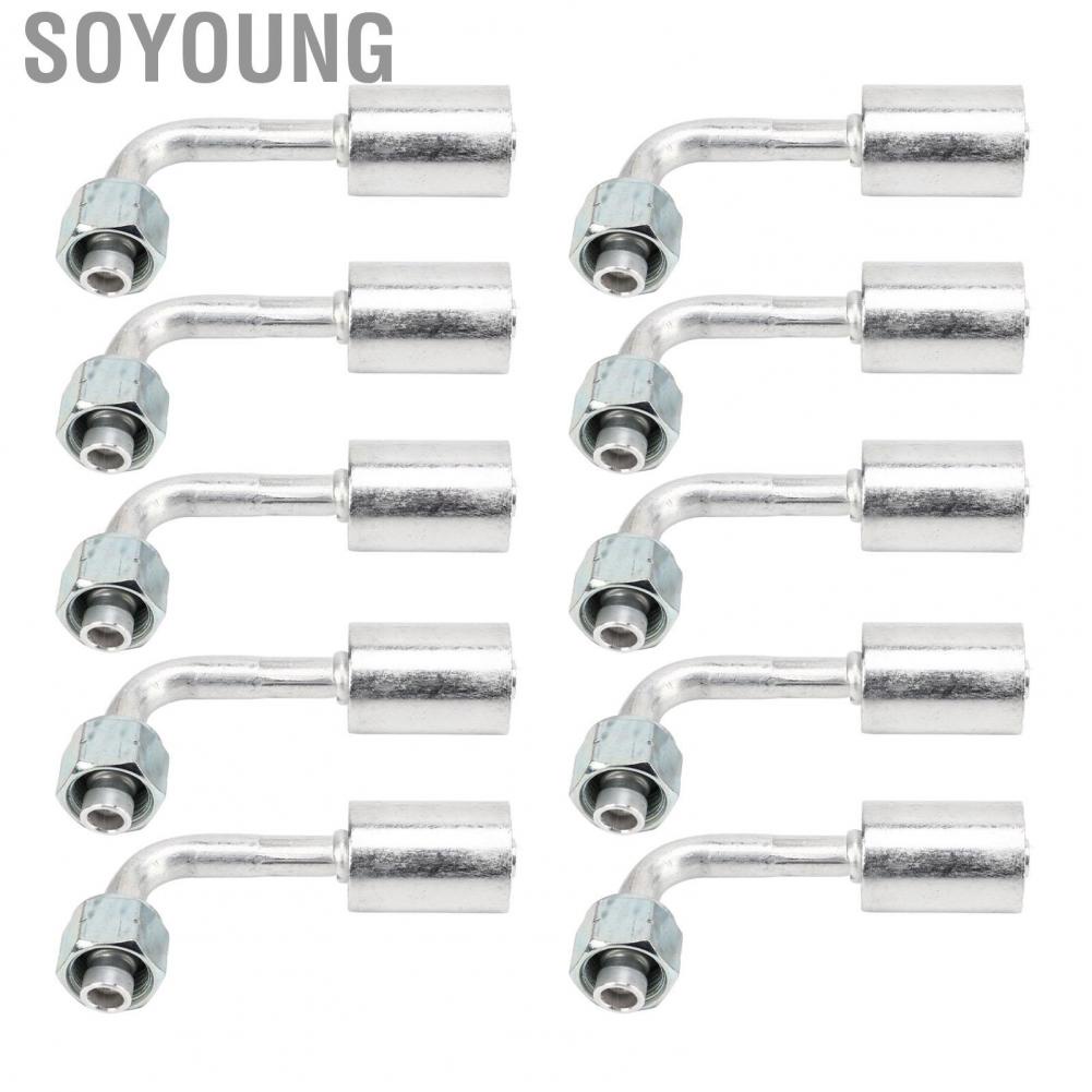 Soyoung Air Conditioning 90 Degree Beadlock High Strength  AC Splicer Fitting for Car
