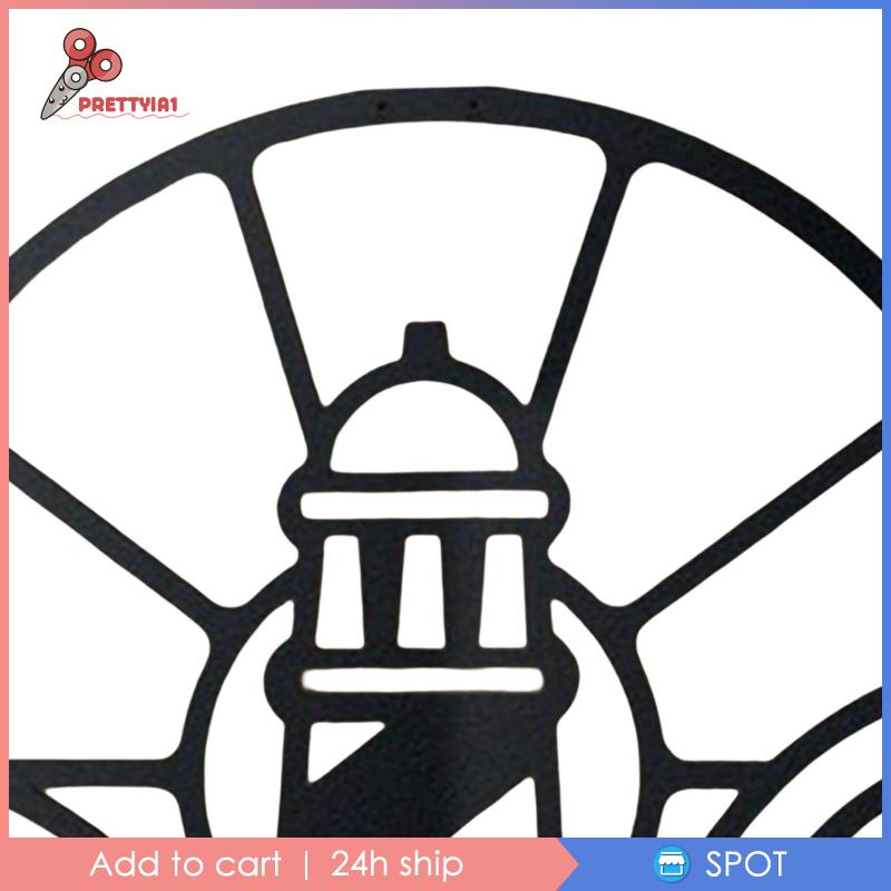 [Prettyia1] Mặt Dây Chuyền Kim Loại Điêu Khắc Ngọn Hải Đăng Trang Trí Nhà Bếp Ngoài Trời