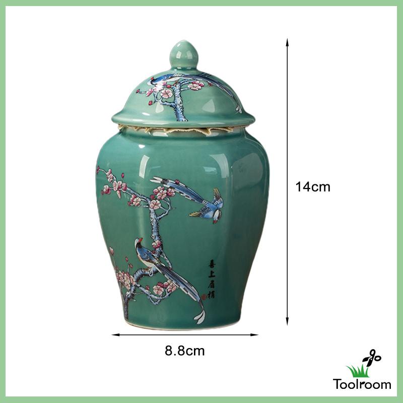 Lọ Gốm Đựng Gừng Truyền Thống Để Bàn Trang Trí Văn Phòng