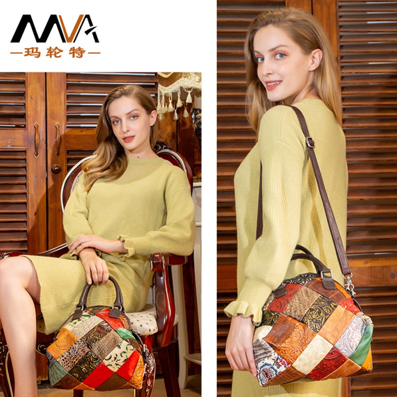 Túi Xách Da Bò Phong Cách Dân Tộc Thời Trang Cho Nữ