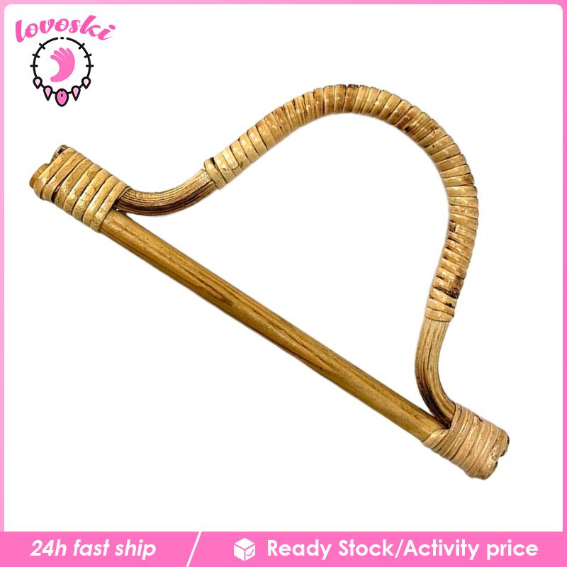 Tay Cầm Túi Xách Thay Thế DIY Bằng Tre Tiện Dụng