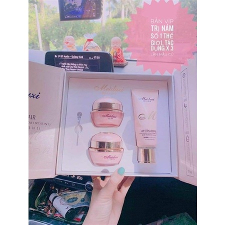 Bộ kem meduxi vip hồng