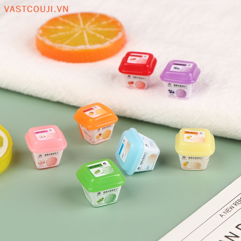Set 5 Mô Hình Kem VASTJI Dùng Để Trang Trí Nhà Búp Bê