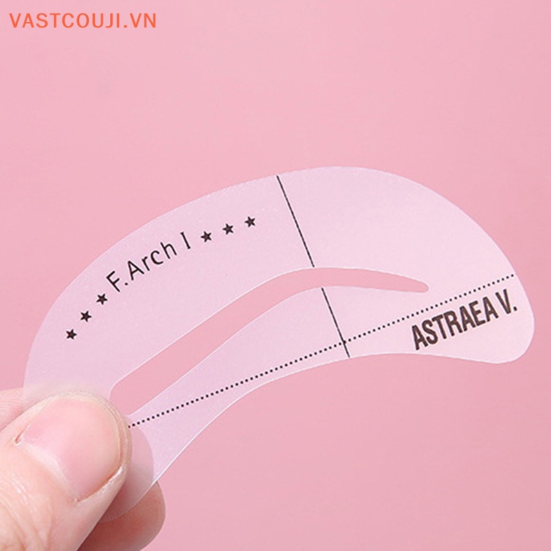 Khuôn Vẽ Lông Mày 6 Kiểu Tự Làm Tiện Dụng