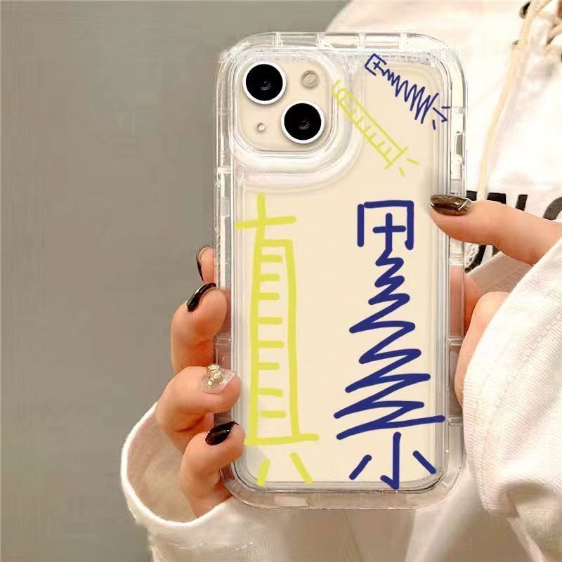 ✅Ốp Điện Thoại Silicone Trong Suốt In Chữ x NDI6 Cho iPhone1213 148p7 xrpromax