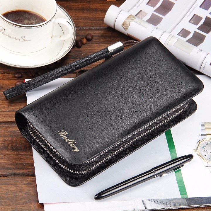 Ví Dài Nam Nữ Cầm Tay Cao Cấp Baellerry 2 Ngăn, Ví Cầm Tay Nam Nữ Thời Trang, Bóp Cầm Tay Dài, Ví Nữ Nam Dài Cầm Tay